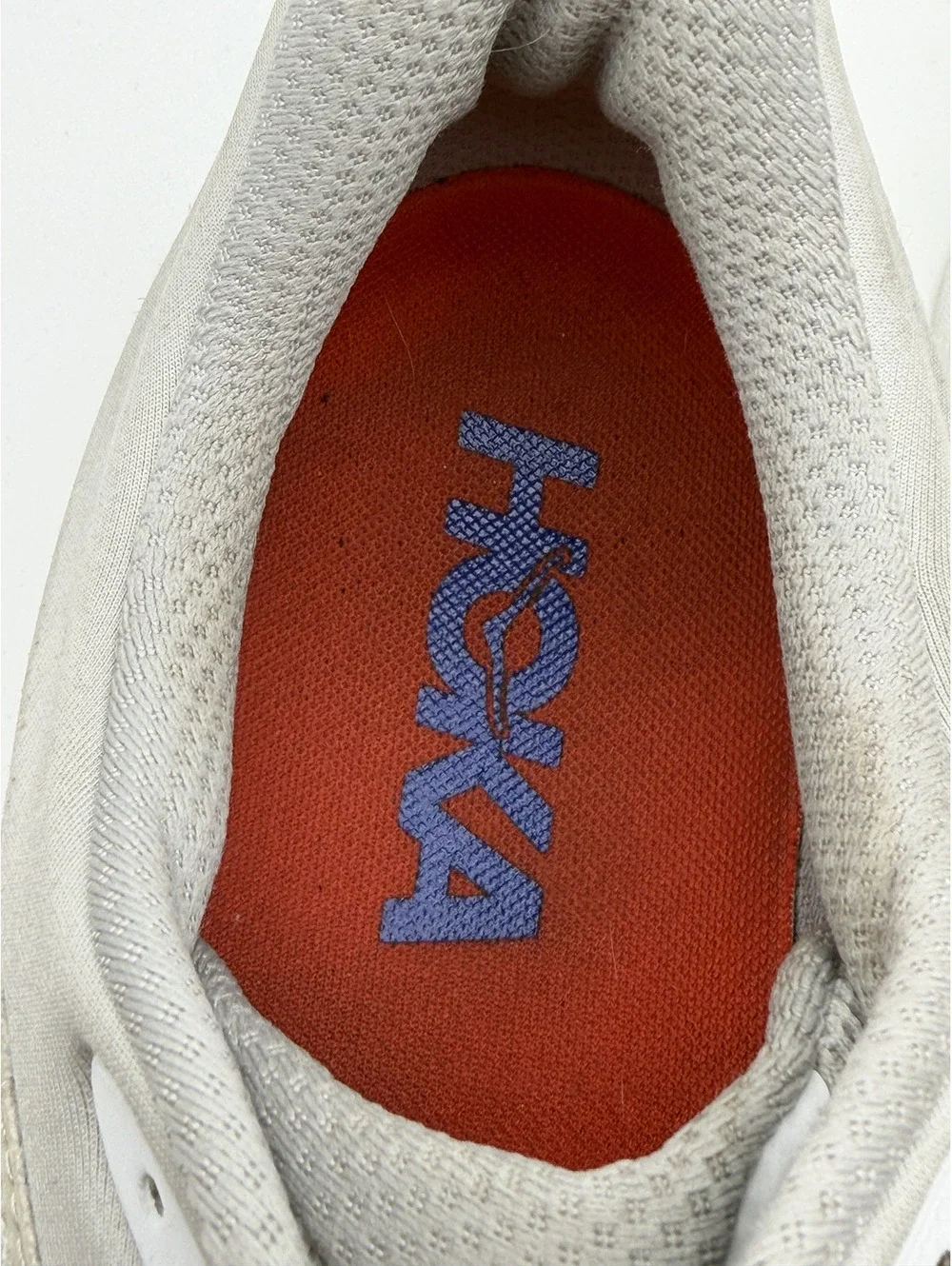 Hoka One One Bondi 9 Cosmic Grey Ultramarine Men's Running Shoes Size 12D White